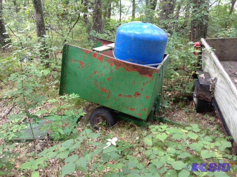 lot 198 image: Steel Utility Trailer