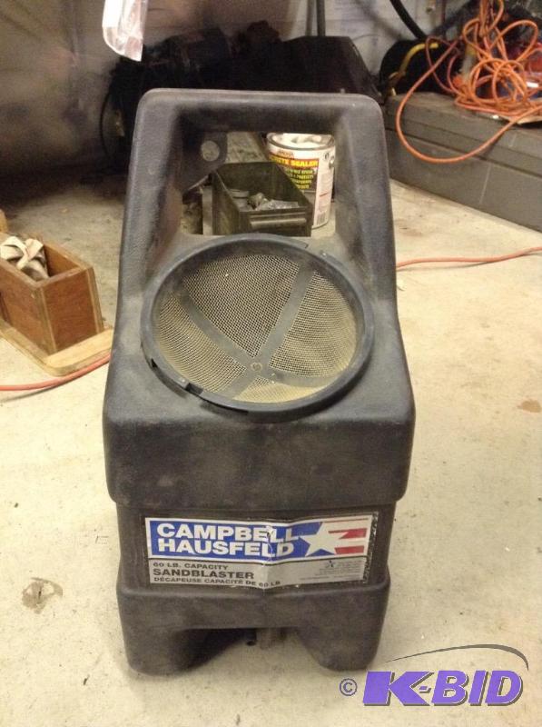 lot 60 image: Campbell Hausfeld Portable Sand Blaster