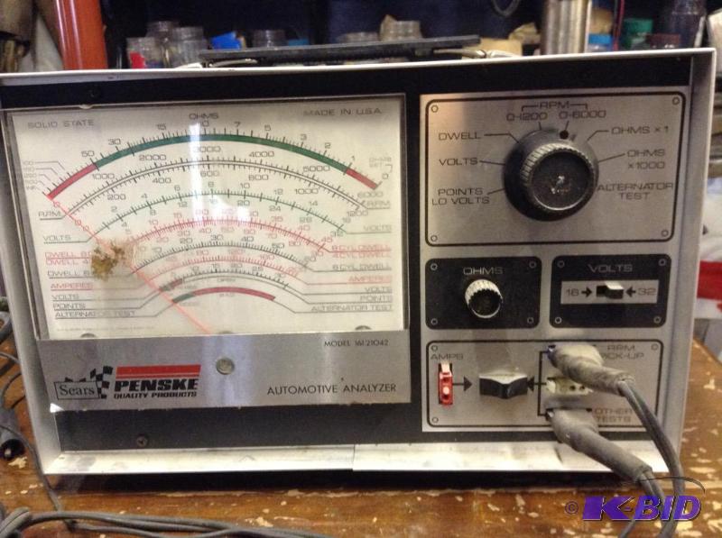 lot 88 image: Vintage Sears Penske Automotive Analyzer