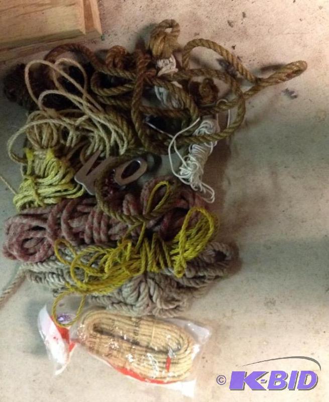 lot 91 image: Pieces of Rope - Various Types and Lengths