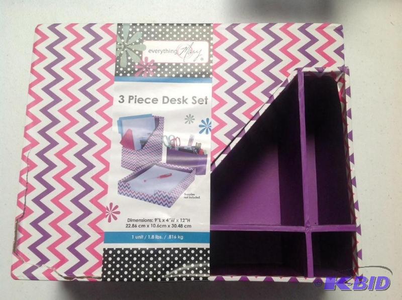 3 Piece Desk Set
