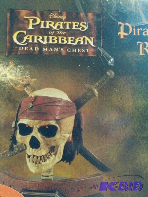Pirates of the Caribbean Singing Skull Clock Radio