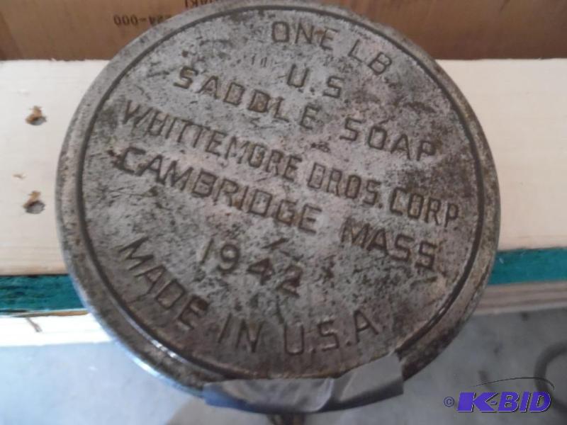 Saddle soap tin