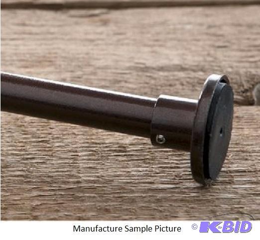 IndoorOutdoor Tringle Duo Tension Rod - Rust...