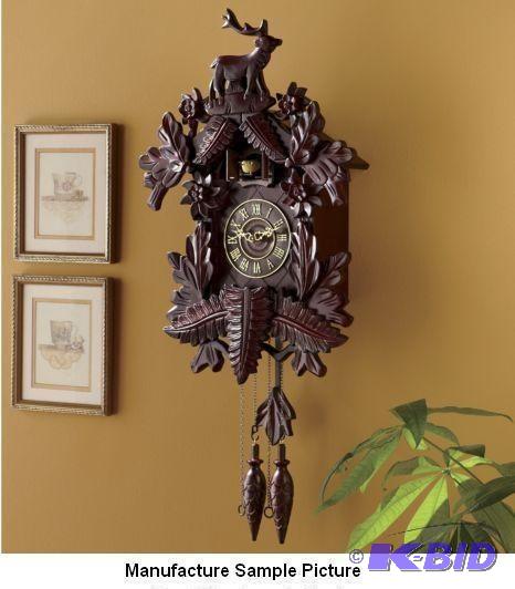 Nostalgic Cherry Finish Cuckoo Clock - Remini...