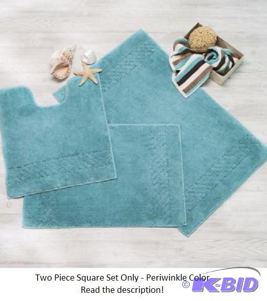 Two Piece Bathroom Rug Set - Periwinkle - 100...