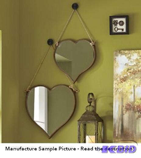 Set of Two Heart Wall Mirrors -&nbspHeart-sh...