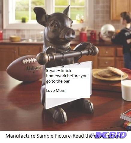 Bryans Message Pig -&nbspHollow cast resin ...