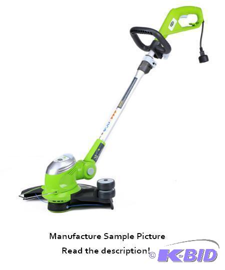 lot 30 image: Greenworks 15" Electric Corded String Tr...