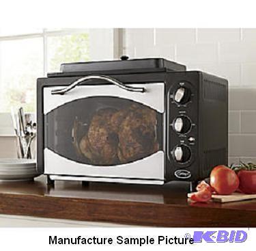 lot 33 image: 10 in 1 Ginnys Brand Toaster Oven And Rotiss...