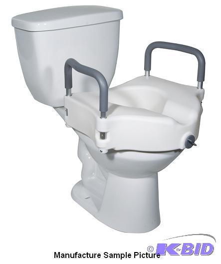 lot 38 image: Drive Medical Locking Elevated Toilet Seat - ...