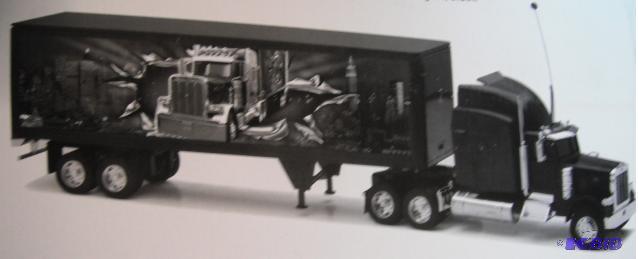 lot 74 image: Lot of 2 Remote Control Semi Trucks - One say...