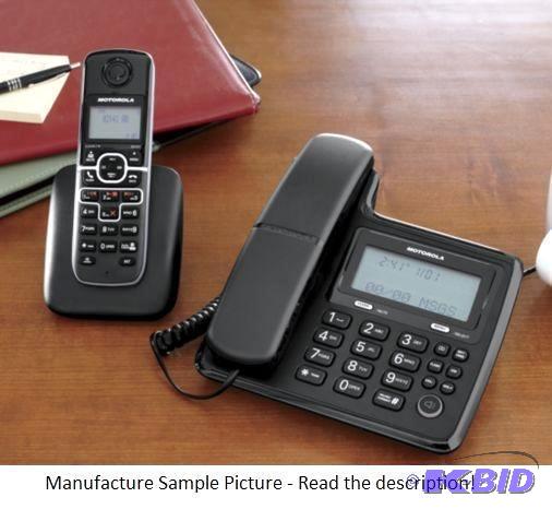 lot 88 image: Motorola CordedCordless Phone System - Model...
