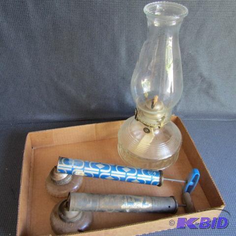 Insect Sprayers, Kerosene Lamp