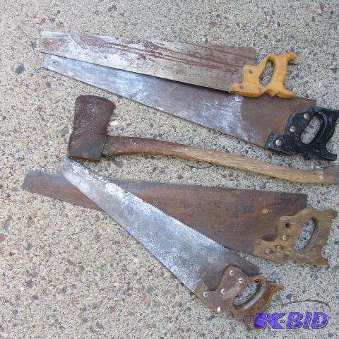 Carpenter Saws, Axe