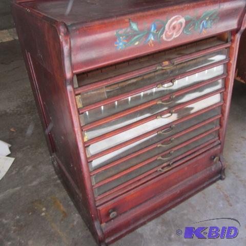 Antique Spool Cabinet