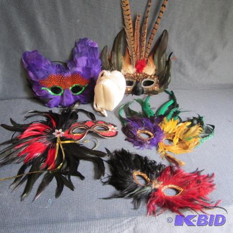 Feather Masks, Cloth Purse