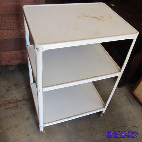 Enamel Kitchen Cart