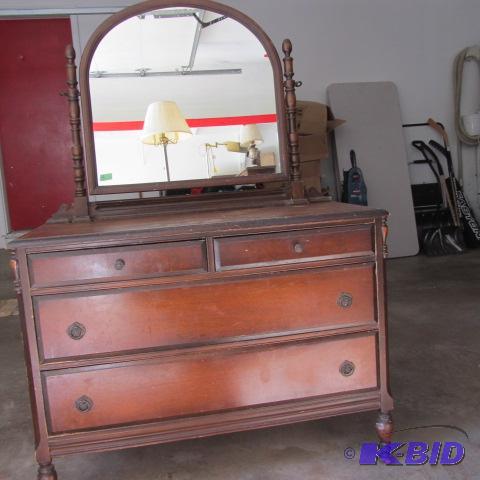 MCM Dresser & Swing Mirror