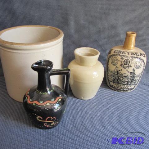 Whiskey & Snuff Crocks