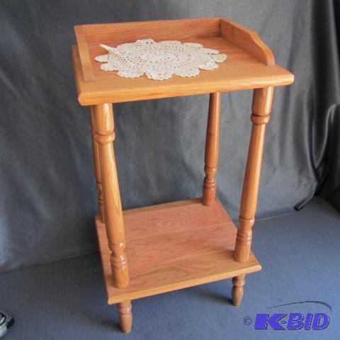 Oak Telephone Stand