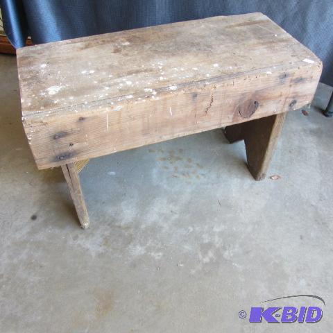 Primitive Wood Bench