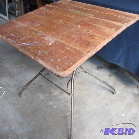 Folding Slant Top Table