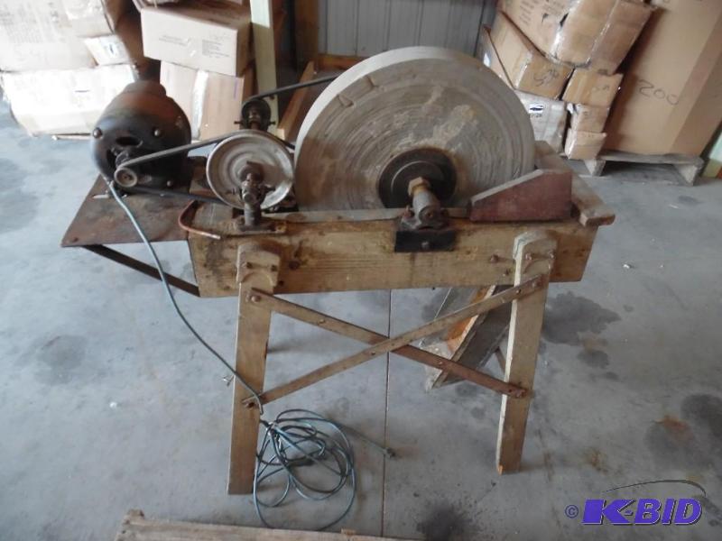 Antique grinding wheel