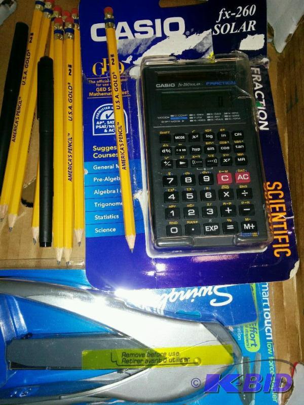 12 School Supply Items