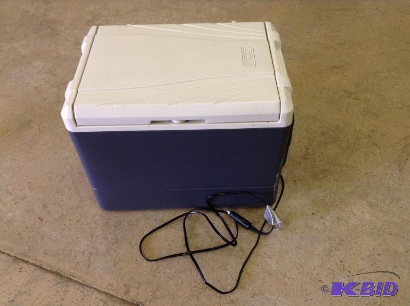lot 42 image: Coleman Electric Cooler