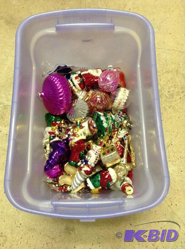 lot 61 image: Large Lot Christmas Ornaments
