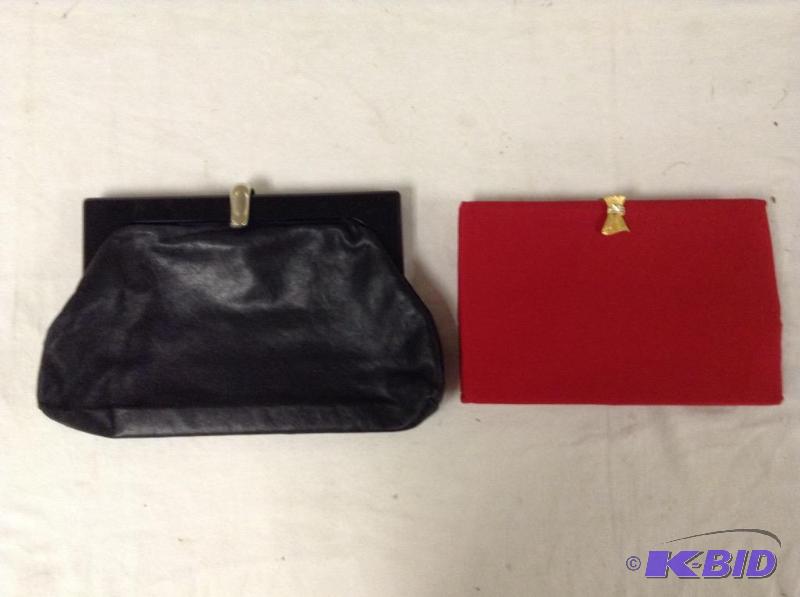 lot 68 image: 2 Womens Clutch Purse Handbags