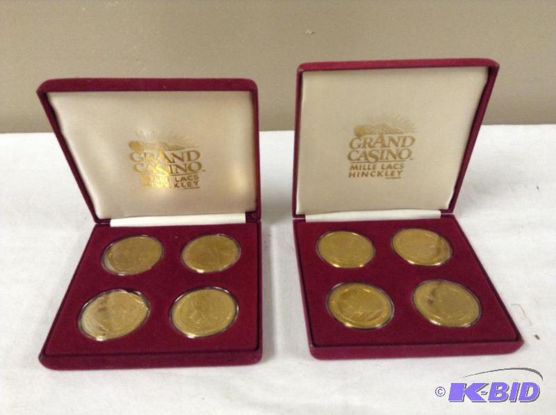 lot 70 image: Grand Casino Wildlife & Four Winds Coins