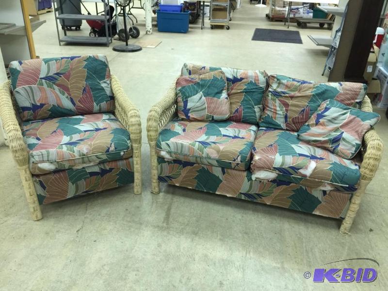 High Quality Wicker Love Seat and Chair