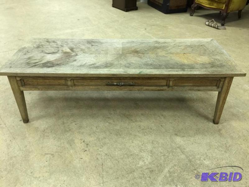Rustic Barn Wood Look Coffee Table