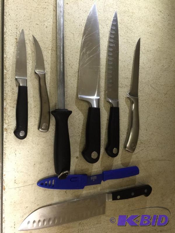 Assorted Kitchen Knives - All Great Brand Names