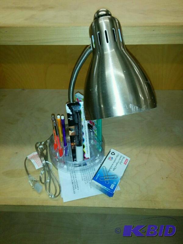 Desk Lamp with Organizer Base