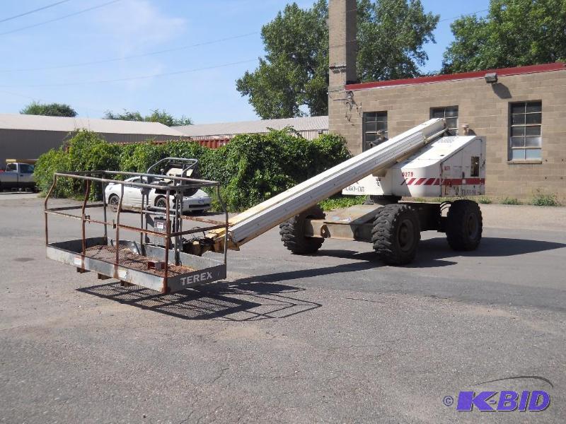 Terex TB-60 Boom Lift. Starts, Runs, Drives and Lifts 60 Reach
