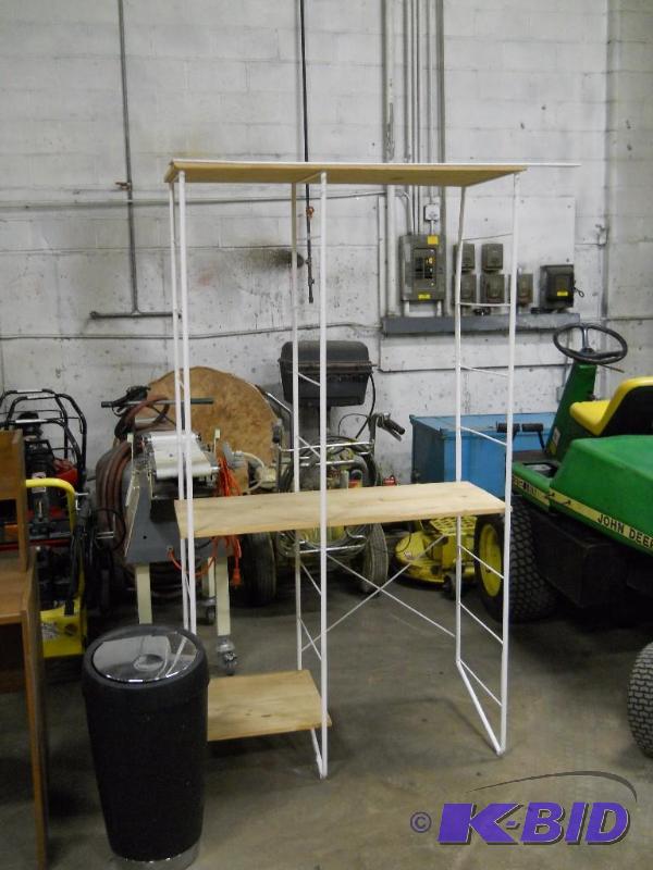 lot 22 image: Pre-made Closet Shelf Unit