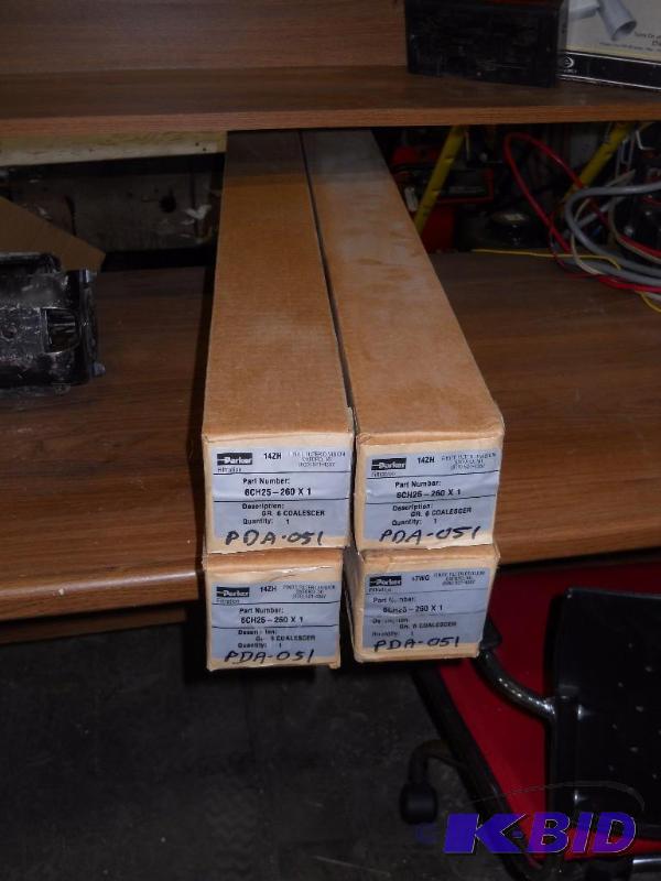 lot 44 image: Parker GR 6 Coalescer Filters. NEW.