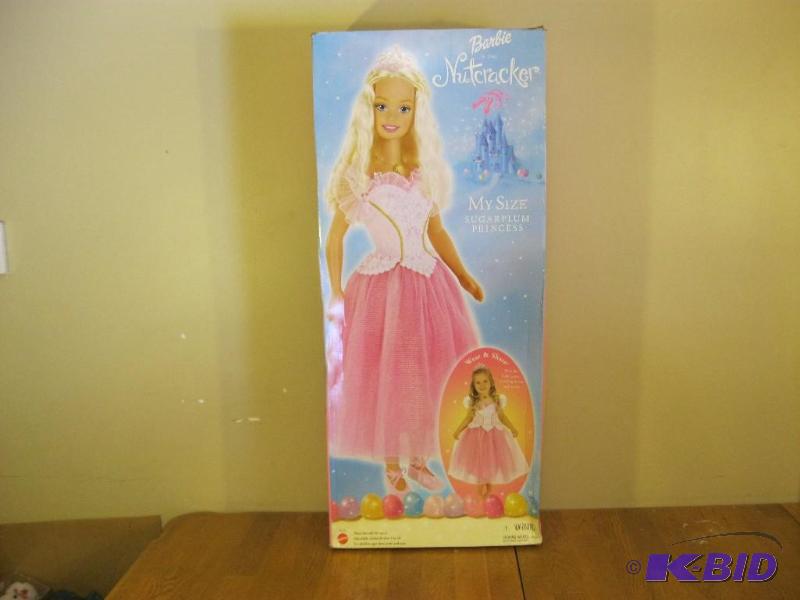 lot 116 image: Barbie Nutcracker My Size Sugar Plum Princess...