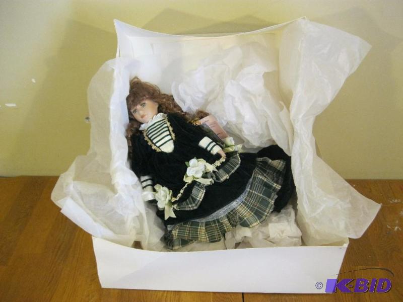 lot 120 image: Porcelain Doll....