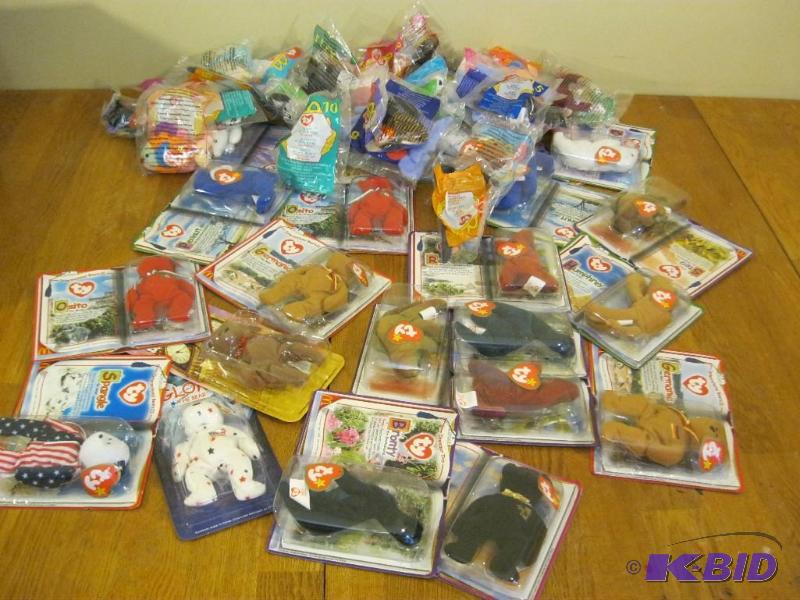 lot 130 image: Large Lot&nbspMcdonalds&nbspBeanie Babies A...