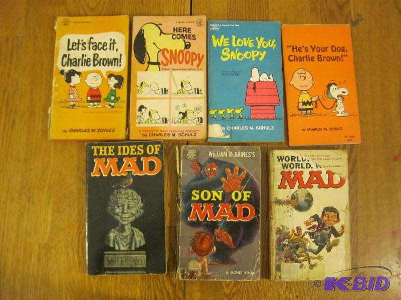 lot 134 image: Lot Of Snoopy and MAD Magazine Books. Have We...