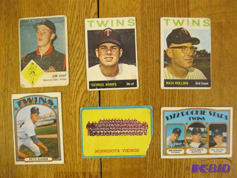 lot 135 image: The Of Vintage Minnesota Sports Cards 1960s ...