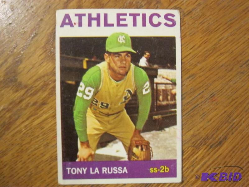lot 143 image: Topps 1963 Tony La Russa&nbspBaseball Card. ...
