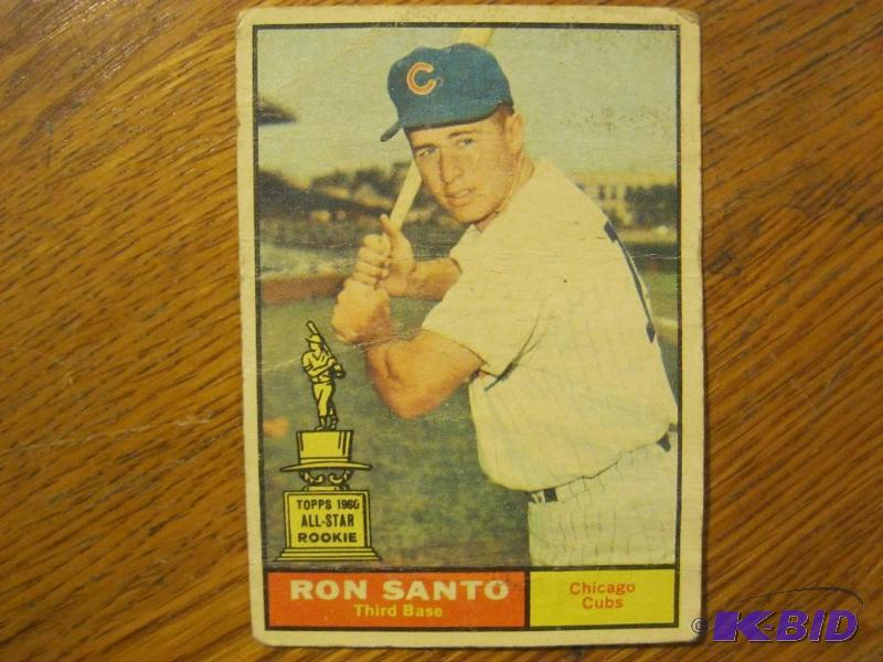lot 144 image: Topps&nbsp1960 Ron Santo Rookie Card. This C...