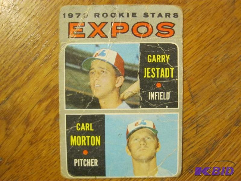 lot 147 image: 1970 Topps Expos Rookie Card. Has Wear....