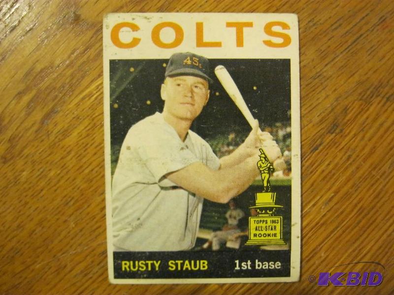 lot 149 image: Topps&nbsp1963 Rusty Staub&nbspRookie Card....
