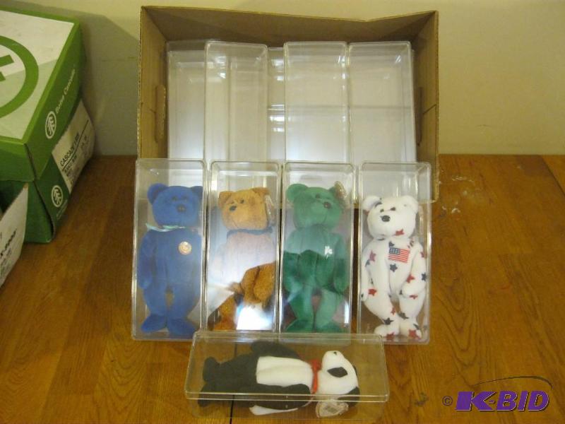 lot 154 image: Beanie&nbspBabies And Box Of Cases And Some ...